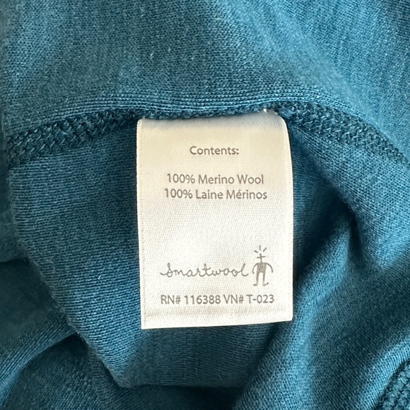 Smartwool Teal Crew Neck Top - Picture 8 of 9